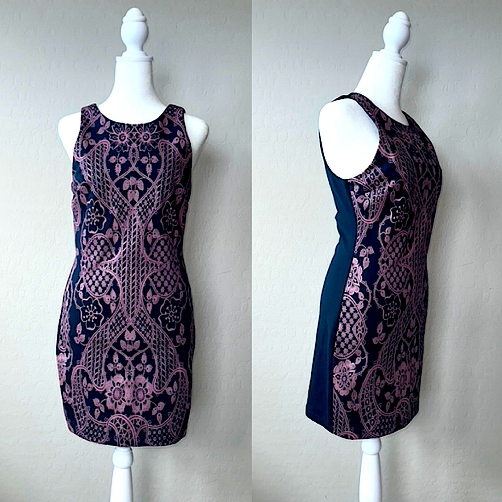 Do & Be Print Body-con Sheath Dress